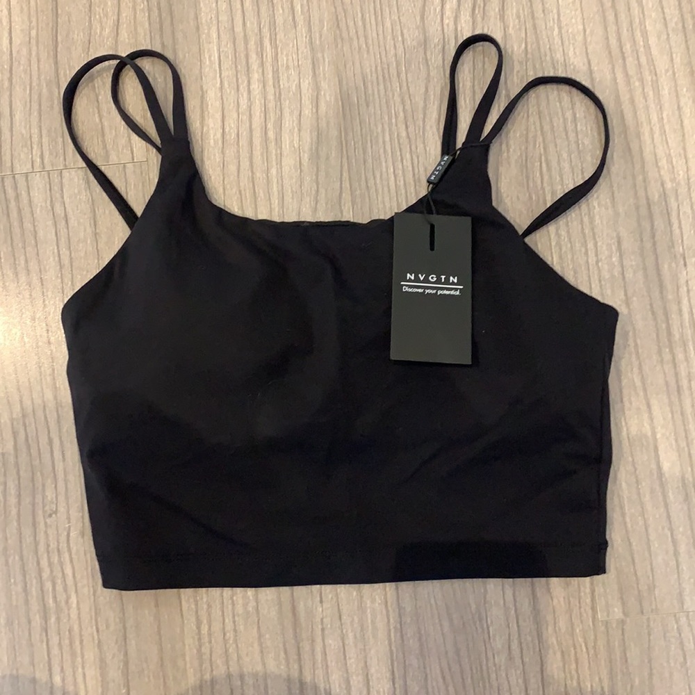 NVGTN black poise bra